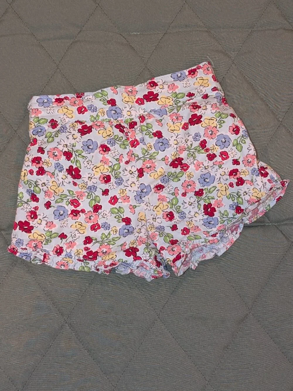 Baby/Toddler Ruffled Floral Shorts 24m